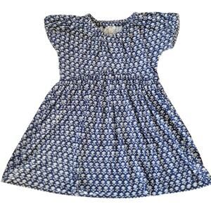 Crewcuts Blue Floral Print Dress